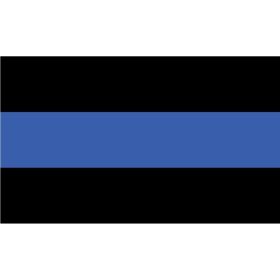 3' X 5' POLICE/THIN BLUE LINE FLAG