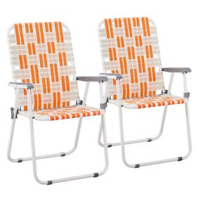 2pcs, Folding Beach Chairs