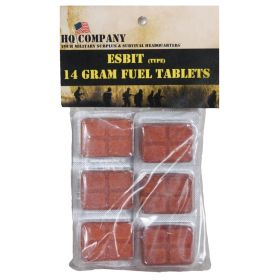 ESBIT TYPE 14 GR SOLID FUEL TABLETS PK 6 TABLETS