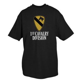 1ST CAVALRY DIVISION T (Option: SHIRT BLACK  L *SY)