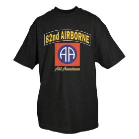 82ND AIRBORNE TSHIRT (Option: BLACK S *SY)