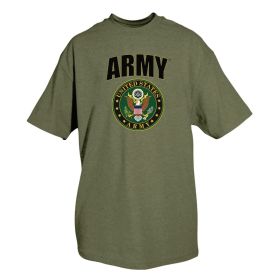 ARMY CREST TSHIRT (Option: OD M *SY)