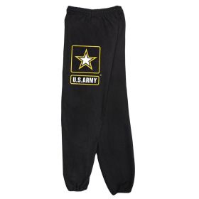 ARMY LOGO MENS SWEATPANT BLACK (Option: XXXL *SY)