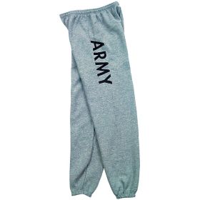 ARMY MENS SWEATPANT GREY (Option: XXXL *DS)