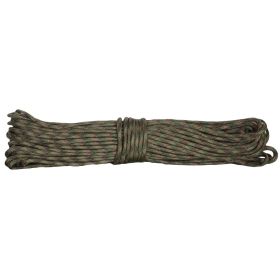 NYLON BRAIDED CORD (Option: 100' HANK  MULTI CAMO)